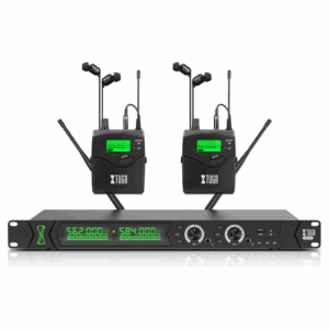 Sistema Monitoreo In-Ear Inalámbrico XTUGA RW2090 – 2 Receptores + 1 Transmisor