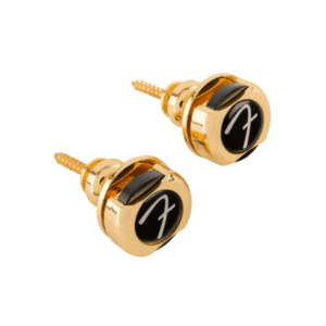 Fender Infinity Strap Locks Gold – Candados de Correa para Guitarra/Bajo