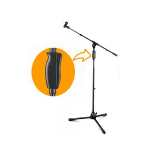 Soporte Pedestal de Micrófono acero resistente
