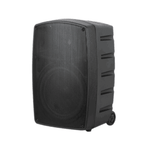 Parlante Portátil 12" 200W RMS con Batería y 2 micrófonos inalámbricos