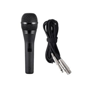 Micrófono Dinámico Profesional DM-937A con Cable XLR-TS 5M