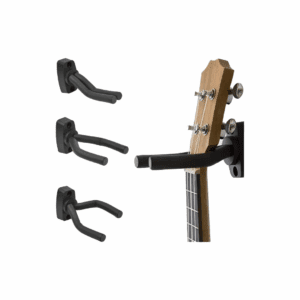 Soporte Colgador De Pared Para Guitarra Anticaída Negro