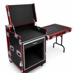 Rack Flight Case Profesional 16U  para Consola Mixer y Amplificadores