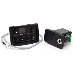 Preamplificador con Ecualizador JOYO EQ-505 de 5 Bandas para Guitarra Acústica con Afinador