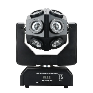 Cabeza Móvil RGBW 12x10W 120W Dual Barrel Giro Infinito DMX512